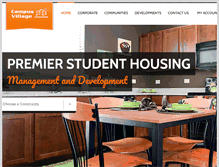 Tablet Screenshot of campusvillage.com
